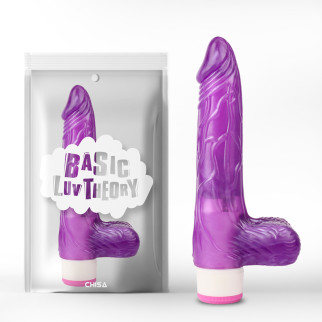 Вібратор ребристий Chisa Luv Pleaser, Purple. 20cm - Інтернет-магазин спільних покупок ToGether