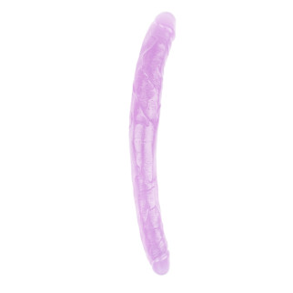 Фалоімітатор подвійний Chisa 17.7 INCH Hi-Rubber 45 см, Purple, Фіолетовий - Інтернет-магазин спільних покупок ToGether