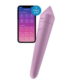 Потужна віброкуля з функцією керування смартфоном Satisfyer Ultra Power Bullet 8, бузковий - Інтернет-магазин спільних покупок ToGether