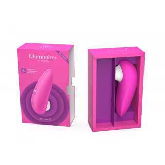 Вакуумний кліторальний стимулятор Womanizer Starlet 3 Pink, Рожевий - Інтернет-магазин спільних покупок ToGether