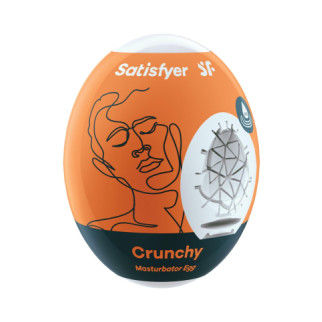 Самозмащувальний мастурбатор Satisfyer Masturbator Egg Chrunchy - Інтернет-магазин спільних покупок ToGether