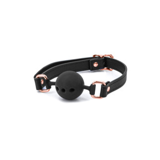 Кляп NS Novelties BONDAGE COUTURE BALL GAG BLACK - Інтернет-магазин спільних покупок ToGether