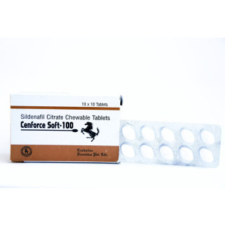 Збудливі таблетки CENFORCE SOFT 100 мг (ціна за пластину 10 таблеток) - Інтернет-магазин спільних покупок ToGether