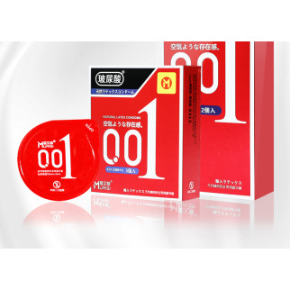 Презервативи з натурального латексу Muaisi Red 001 3 шт - Інтернет-магазин спільних покупок ToGether