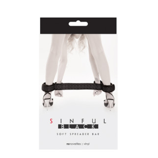 Система фіксації NS Novelties SINFUL SOFT SPREADER BAR BLACK - Інтернет-магазин спільних покупок ToGether