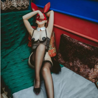 Сексуальний костюм зайчика Bunny Girl Bodysuit Set UPKO, S - Інтернет-магазин спільних покупок ToGether