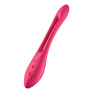 Універсальний вібратор (ерекцинне кільце), що гнеться SATISFYER ELASTIC JOY RED - Інтернет-магазин спільних покупок ToGether