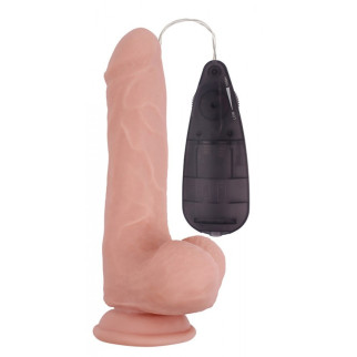 Вібратор на присосці Basics Realistic Dildo Vibrator-Flesh Chisa - Інтернет-магазин спільних покупок ToGether