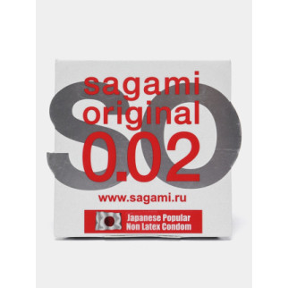 Японський ультратонкий презерватив без латексу 0.02 Sagami - Інтернет-магазин спільних покупок ToGether