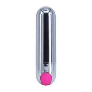 Вібропуля Strong Bullet Vibrator Silver/Pink USB 10 режимів вібрації - Інтернет-магазин спільних покупок ToGether