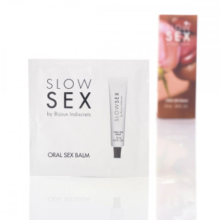 ПРОБНИК Бальзам для орального сексу ORAL SEX BALM Slow Sex Bijoux Indiscrets, 2 мл - Інтернет-магазин спільних покупок ToGether