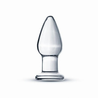 Анальна пробка зі скла Clear Glass Buttplug - Інтернет-магазин спільних покупок ToGether