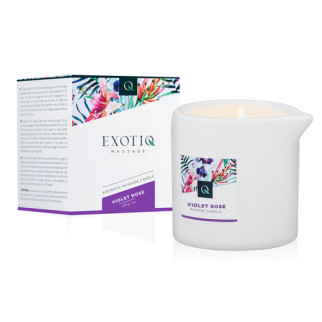 Масажна свічка Exotiq Massage Candle Violet Rose 200 г - Інтернет-магазин спільних покупок ToGether