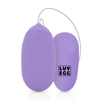 Вагінальне яйце з вібрацією та дистанційним пультом Luv Egg XL лілове - Інтернет-магазин спільних покупок ToGether