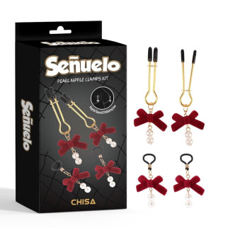 Затискачі на соски CHISA Pearl Nipple Clamps Kit-Senuelo - Інтернет-магазин спільних покупок ToGether
