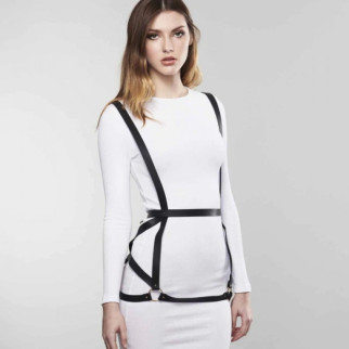 Портупея жіноча Bijoux Indiscrets Arrow Dress Harness Black - Інтернет-магазин спільних покупок ToGether