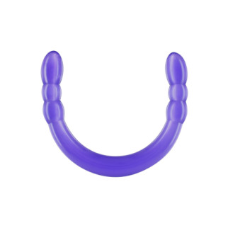Фалоімітатор подвійний, нереалістичний TOY JOY фіолетовий, 45 х 3 см - Інтернет-магазин спільних покупок ToGether