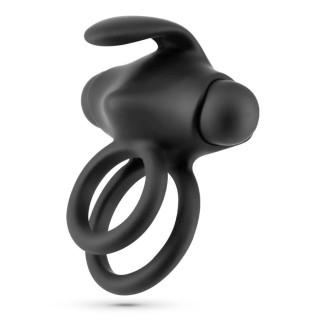 Вібро-ерекційне кільце з дистанційним пультом Crushious Thumper чорне, 8.5 см - Інтернет-магазин спільних покупок ToGether