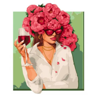 Картина за номерами "Квітучий настрій" ідейка KHO4899 40х50 см - Інтернет-магазин спільних покупок ToGether