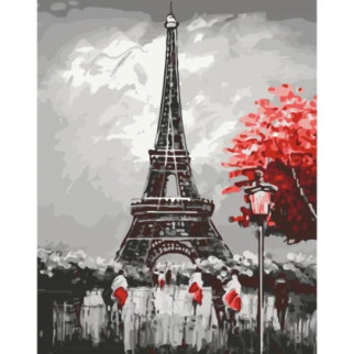 Картина за номерами "Похмурий Париж" Art Craft 11683-AC 40х50 см - Інтернет-магазин спільних покупок ToGether