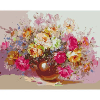 Картина за номерами "Трояндовий вибух" Art Craft 13142-AC 40х50 см - Інтернет-магазин спільних покупок ToGether