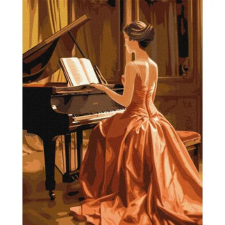 Картина за номерами "Чудова піаністка" art_selena_ua KHO8325 40х50 см - Інтернет-магазин спільних покупок ToGether