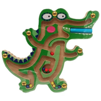 Дерев'яна магнітна іграшка Лабіринт MD 1792-1 (Крокодил) - Інтернет-магазин спільних покупок ToGether