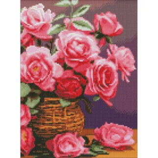 Алмазна мозаїка без підрамника "Барвисті троянди" AMC7857 30х40см - Інтернет-магазин спільних покупок ToGether
