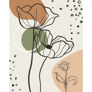 Картина за номерами "Щасливі квіти 1" 13064-AC 40х50 см - Інтернет-магазин спільних покупок ToGether