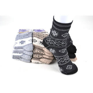 Махрові шкарпетки Сніжинки в упаковці 6 шт - Інтернет-магазин спільних покупок ToGether