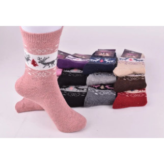 Антибактеріальні шкарпетки в пакованні 12 пар, жіночі махрові шкарпетки з закотом - Інтернет-магазин спільних покупок ToGether