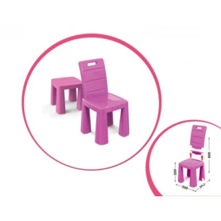 Дитячий стілець-табурет 04690/1/2/3/4/5 висота табуретки 30 см (Рожевий) - Інтернет-магазин спільних покупок ToGether
