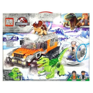 Дитячий конструктор "Зимові гонки з динозаврами" PRCK 69017 480 деталей - Інтернет-магазин спільних покупок ToGether