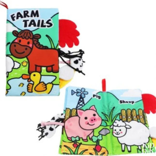 Мяка книжка-шуршалка "Тварини на фермі" - Інтернет-магазин спільних покупок ToGether