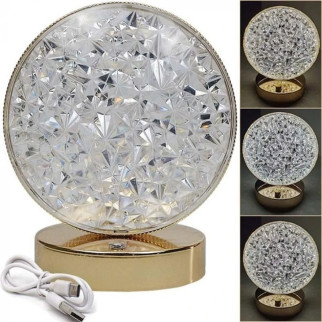 Настільна лампа з кристалами та діамантами Creatice Table Lamp 19 4 Вт - Інтернет-магазин спільних покупок ToGether