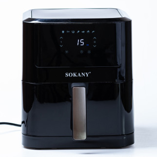 Аерофритниця електрична чаша 8 л SOKANY аерогриль з таймером та терморегулятором 2000 Вт - Інтернет-магазин спільних покупок ToGether