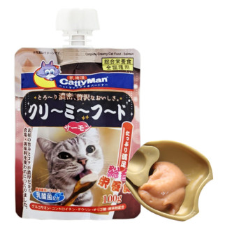 Корм CattyMan Complete Creamy Food Salmon вологий з лососем для котів 100 гр - Інтернет-магазин спільних покупок ToGether