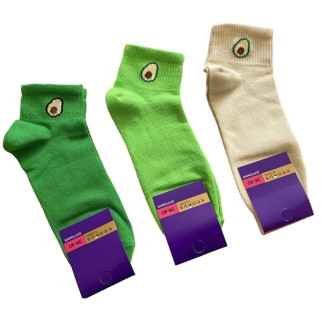 Шкарпетки жіночі, з високою резинкою, короткі "Авокадо" Розмір 36-40. (Мікс кольорів) - Інтернет-магазин спільних покупок ToGether