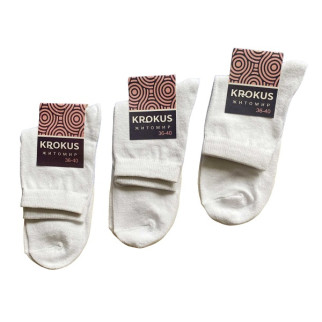 Шкарпетки жіночі короткі "Однотонні." Розмір 36-40. (Білий) - Інтернет-магазин спільних покупок ToGether
