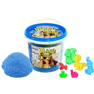 Magic sand  блакитного кольору у відрі 1 кг - Інтернет-магазин спільних покупок ToGether