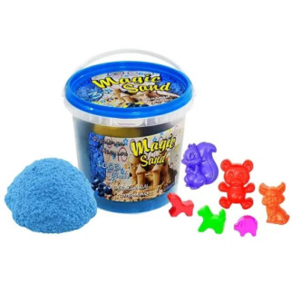 Magic sand  блакитного кольору, з ароматом чорниці, у відрі 1 кг - Інтернет-магазин спільних покупок ToGether