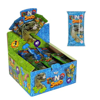 Кінетичний пісок "Dino Sand" 150 г DS-01-01,02 (40) "Danko Toys" - Інтернет-магазин спільних покупок ToGether