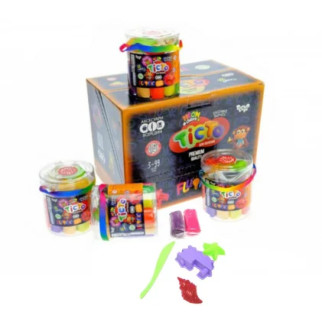 Тісто для ліплення "Fluoring" TMD-FL-12-01U (12) "Danko Toys" - Інтернет-магазин спільних покупок ToGether