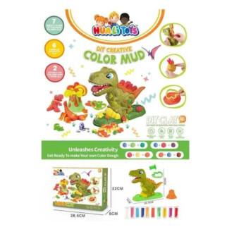 Тісто для ліплення CB 5509 (60/2) динозавр, формочки, 10 кольорів тіста, в коробці - Інтернет-магазин спільних покупок ToGether