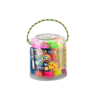 Тісто для ліплення "FLUORIC" TMD-FL-18-01U УКР. туба, 18 кольорів (8) "Danko Toys" - Інтернет-магазин спільних покупок ToGether