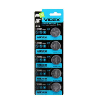 Батарейка CR2016 (бл-5шт) Videx - Інтернет-магазин спільних покупок ToGether