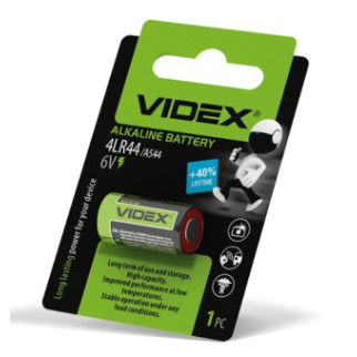 Батарейка 4LR44/A544 (бл-1шт) Videx - Інтернет-магазин спільних покупок ToGether