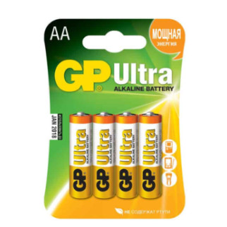 Батарейка лужна AA/LR6 (бл-4шт) GP Ultra - Інтернет-магазин спільних покупок ToGether