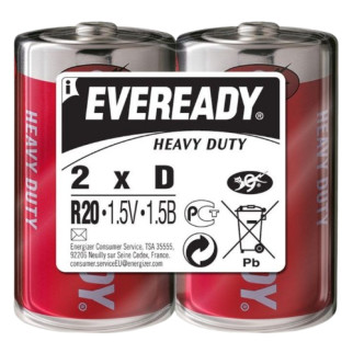 Батарейка сольова D/R20 (пл-2шт) Eveready - Інтернет-магазин спільних покупок ToGether