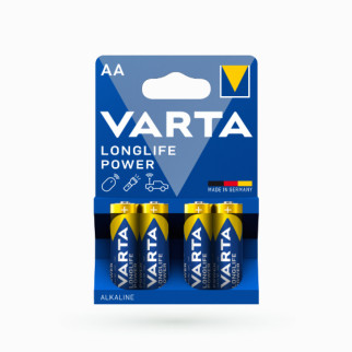 Батарейка лужна AA/LR6 (бл-4шт) VARTA Longlife Power - Інтернет-магазин спільних покупок ToGether